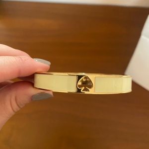 Kate spade cream bangle bracelet